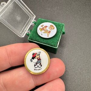 Vintage Disney Grumpy Golf Ball Marker Mickey Mouse